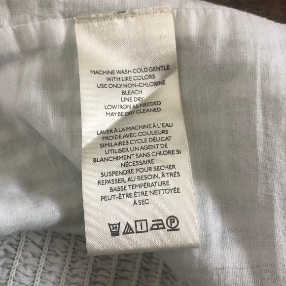 Anthropologie Green and White Striped Crop - Picture 6 of 7